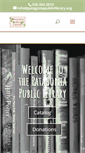 Mobile Screenshot of patagoniapubliclibrary.org